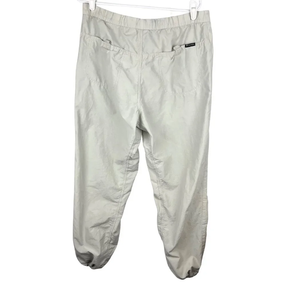 Columbia hiking pants drawstring medium 32 inseam bungee leg